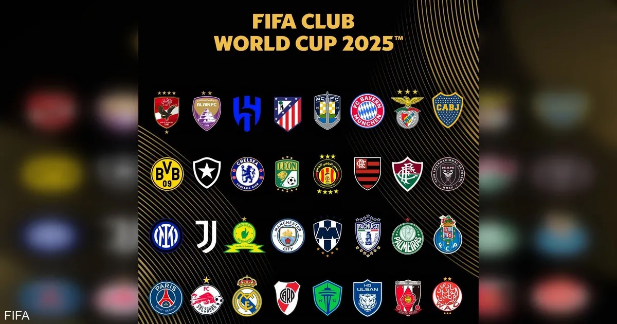 من هم الفرق المشاركة في كأس العالم للأندية 2025