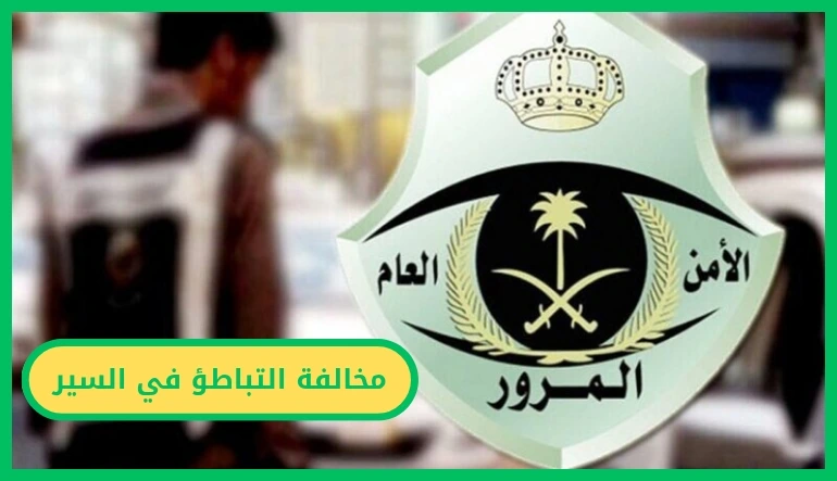   مخالفة التباطؤ في السير 