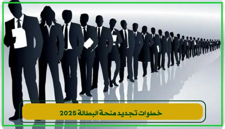 لتجديد منحة البطالة لعام 2025، يجب على المتقدم إدخال البيانات ال